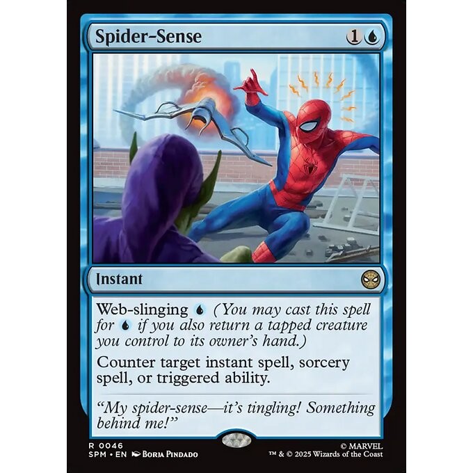 SPM_046 Spider-Sense *Marvel's Spider-Man* MTG Magic: The Gathering_Rare
