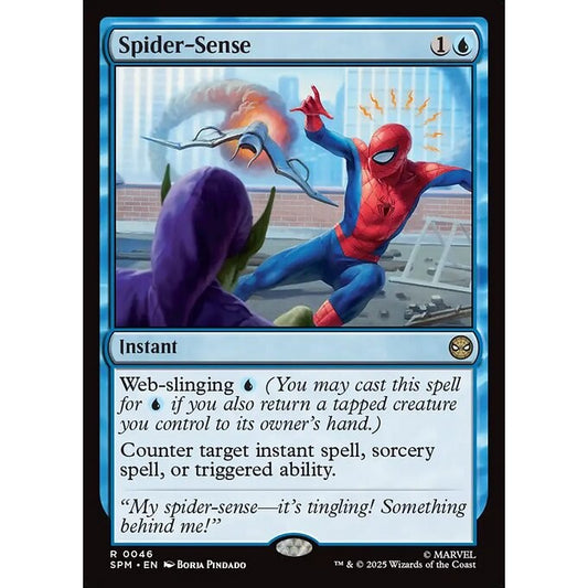SPM_046 Spider-Sense *Marvel's Spider-Man* MTG Magic: The Gathering_Rare