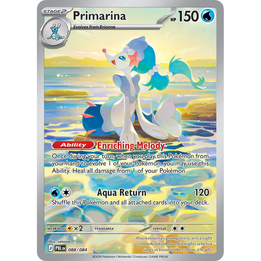 PBL_088/084 PRIMARINA *Pitch Black* IR English Holofoil Pokemon TCG_Illustration Rare