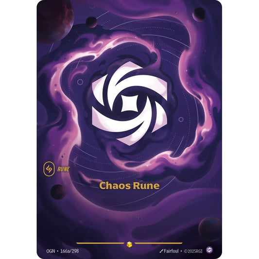 OGN_166a CHAOS RUNE * Riftbound TCG - Unleashed * Chaos Rune AA-Common