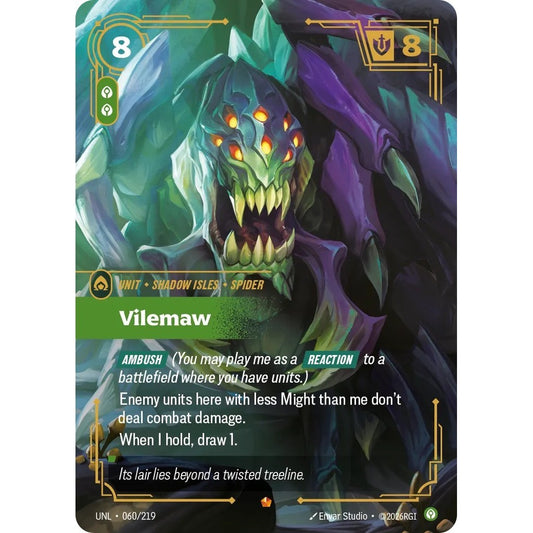 UNL_060 VILEMAW * Riftbound TCG - Unleashed * Calm Unit Epic