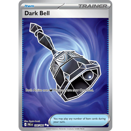 PBL_106/084 DARK BELL *Pitch Black* UR English Holofoil Pokemon TCG_Ultra Rare