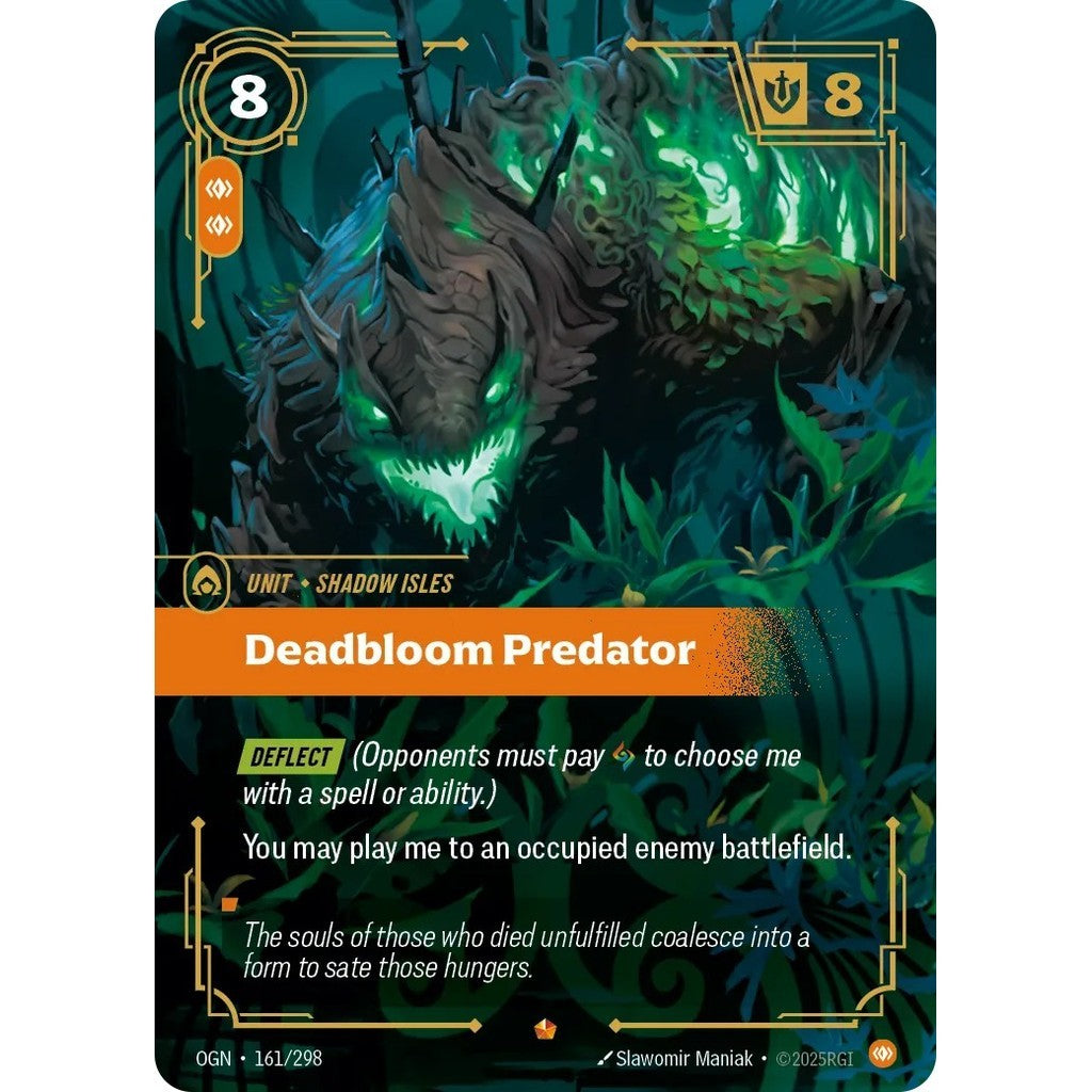 OGN_161 DEADBLOOM PREDATOR * Riftbound TCG - Origins * Body Unit Epic