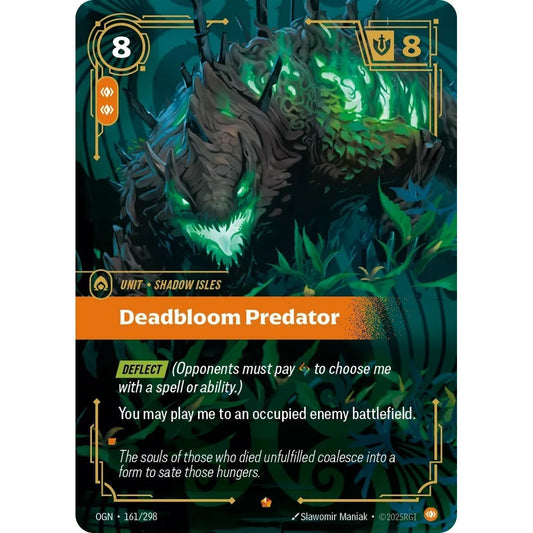 OGN_161 DEADBLOOM PREDATOR * Riftbound TCG - Origins * Body Unit Epic