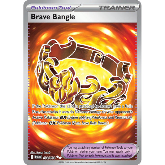 PBL_104/084 BRAVE BANGLE *Pitch Black* UR English Holofoil Pokemon TCG_Ultra Rare