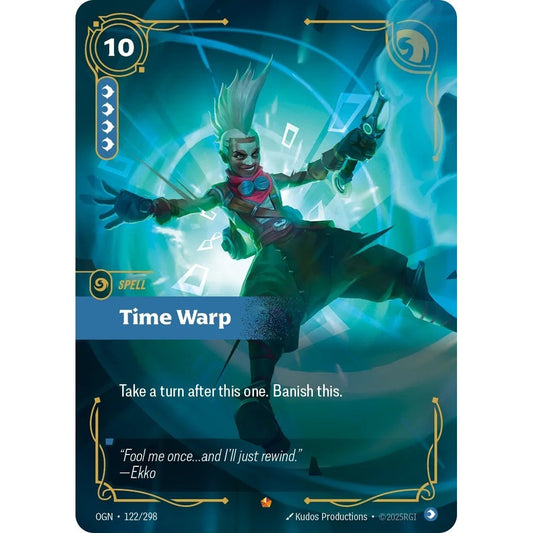 OGN_122 TIME WARP * Riftbound TCG - Origins * Mind Spell Epic