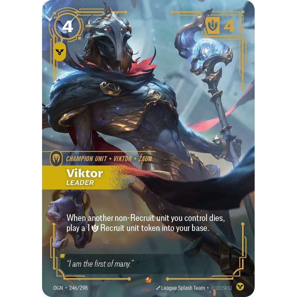 OGN_246 VIKTOR, LEADER * Riftbound TCG - Origins * Order Unit Epic