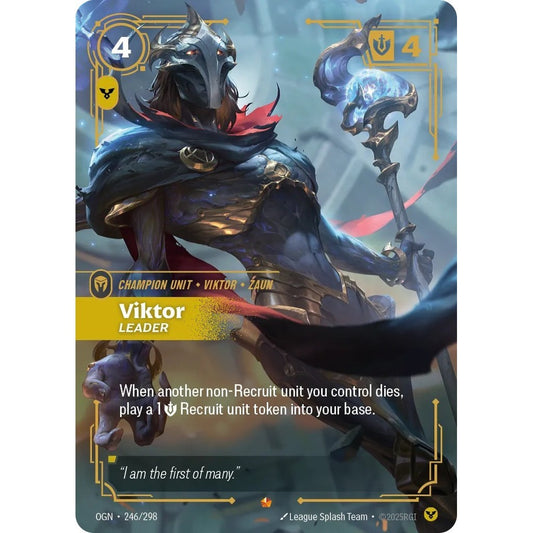 OGN_246 VIKTOR, LEADER * Riftbound TCG - Origins * Order Unit Epic