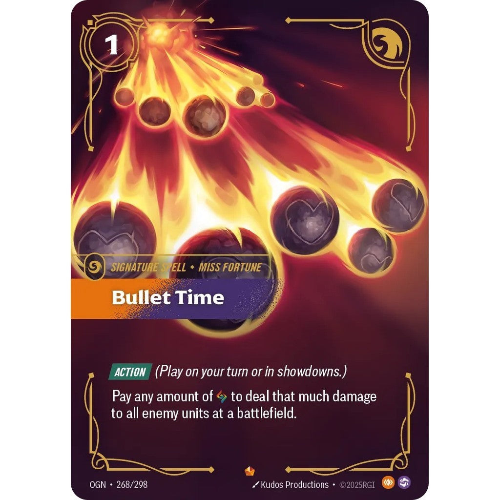 OGN_268 BULLET TIME * Riftbound TCG - Origins * Body Spell Epic