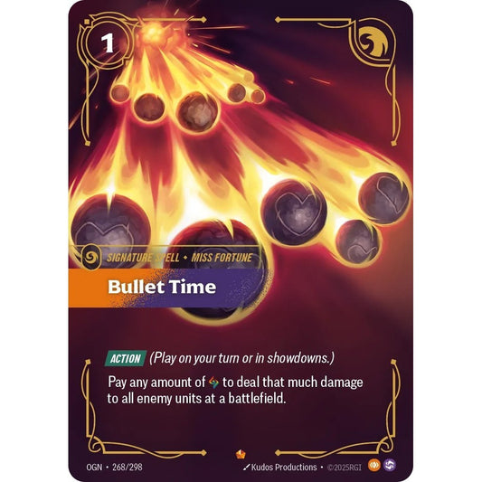 OGN_268 BULLET TIME * Riftbound TCG - Origins * Body Spell Epic
