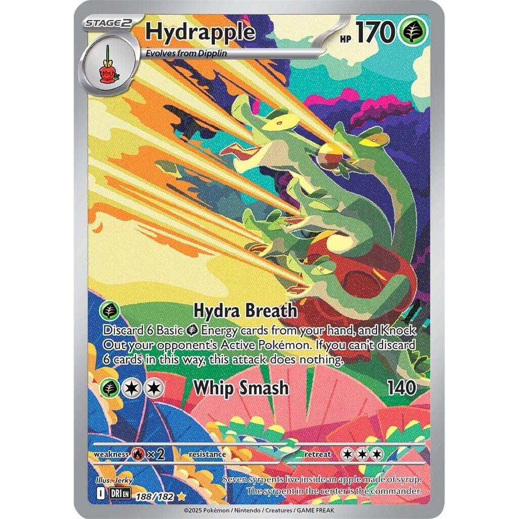 DRI_188/182 HYDRAPPLE *Destined Rivals* IR English Pokemon TCG_Illustration Rare