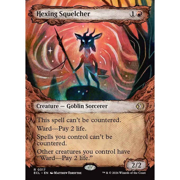 ECL_317 Hexing Squelcher *Lorwyn Eclipsed Showcase SC* MTG Magic: The Gathering_Rare