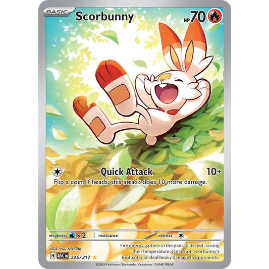 ASC_225/217 SCORBUNNY *Ascended Heroes* IR English Pokemon TCG_Illustration Rare