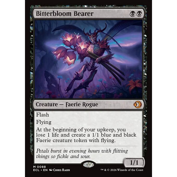 ECL_088 Bitterbloom Bearer *Lorwyn Eclipsed* MTG Magic: The Gathering_Mythic