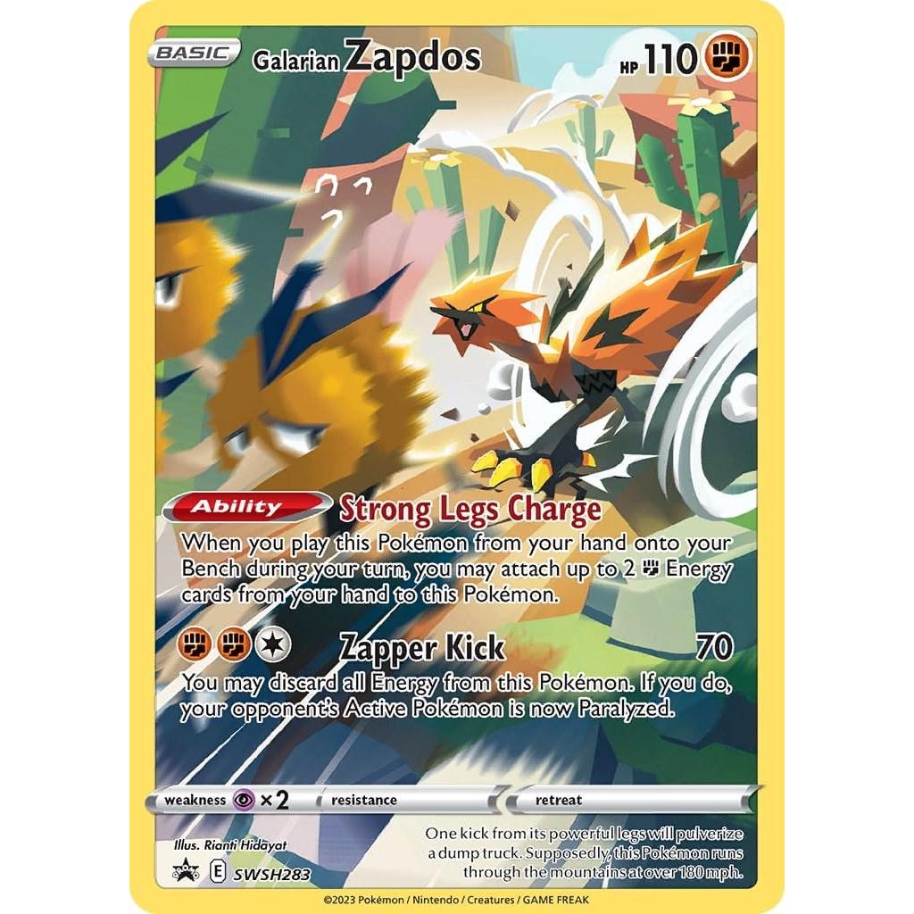 SWSH_283 Galarian ZAPDOS *Sword and Shield Promo Cards* UR English Pokemon TCG_Ultra Rare