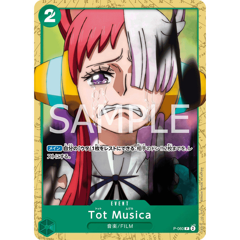 P_060 TOT MUSICA (UTA Event) ST16 - Green Uta One Piece TCG _P Promotional
