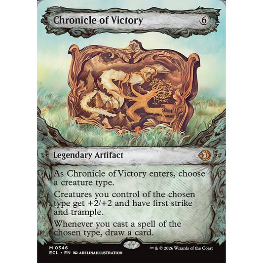 ECL_346 Chronicle of Victory *Lorwyn Eclipsed Showcase SC* MTG Magic: The Gathering_Mythic
