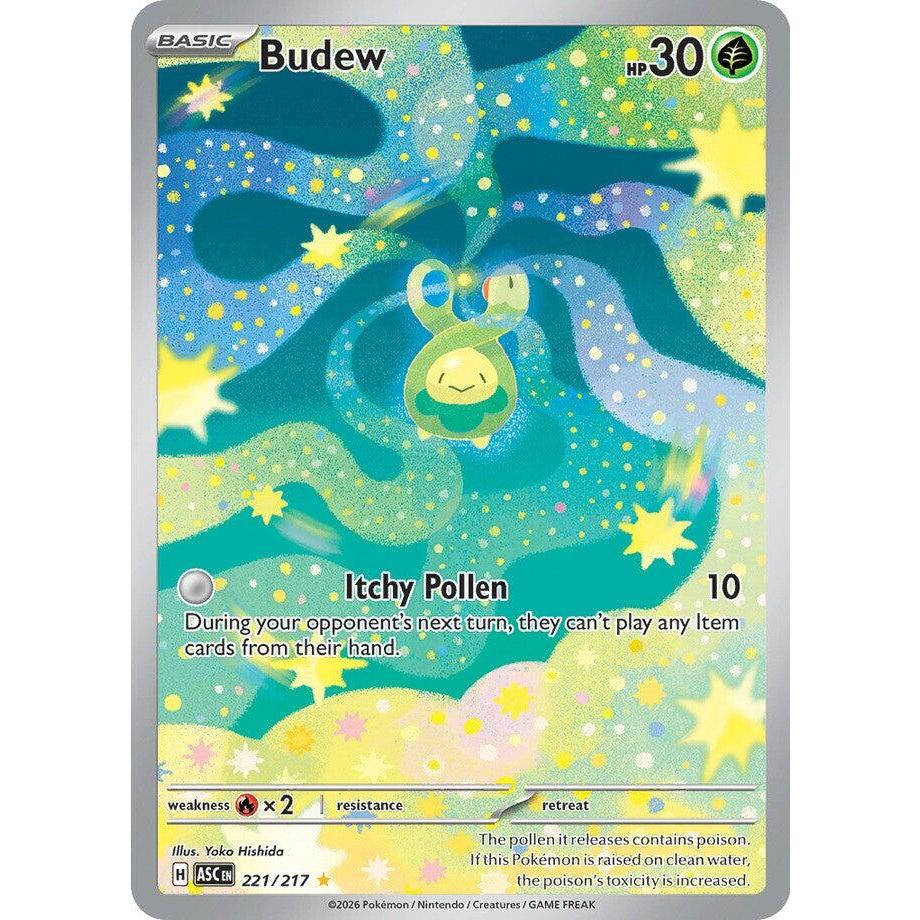 ASC_221/217 BUDEW *Ascended Heroes* IR English Pokemon TCG_Illustration Rare