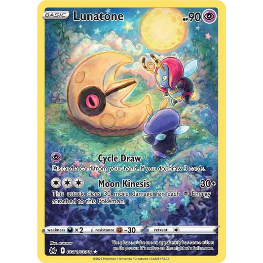 GG_11/70 LUNATONE *Crown Zenith: Galarian Gallery* UR English Pokemon TCG_Ultra Rare