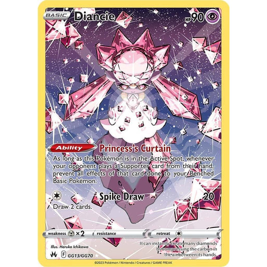 GG_13/70 DIANCIE *Crown Zenith: Galarian Gallery* UR English Pokemon TCG_Ultra Rare