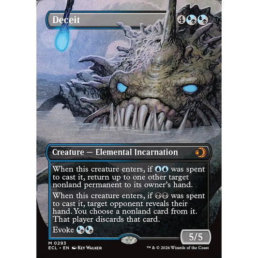 ECL_293 Deceit *Lorwyn Eclipsed Borderless BL* MTG Magic: The Gathering_Mythic