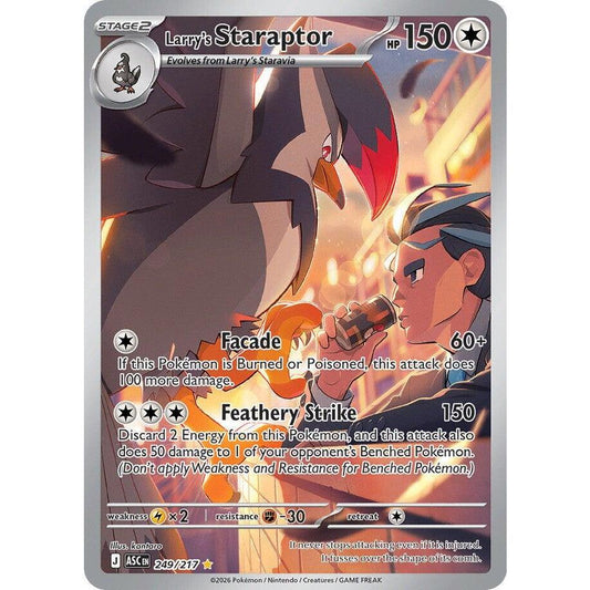 ASC_249/217 Larry's STARAPTOR *Ascended Heroes* IR English Pokemon TCG_Illustration Rare