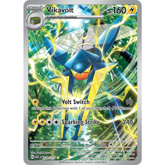 ASC_230/217 VIKAVOLT *Ascended Heroes* IR English Pokemon TCG_Illustration Rare