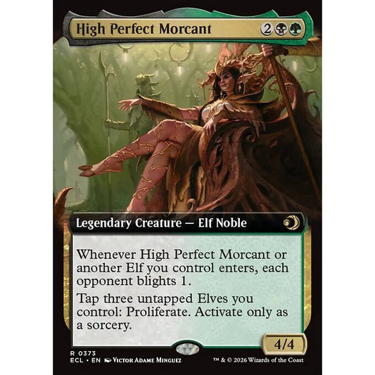 ECL_373 High Perfect Morcant *Lorwyn Eclipsed Extended Art EA* MTG Magic: The Gathering_Rare