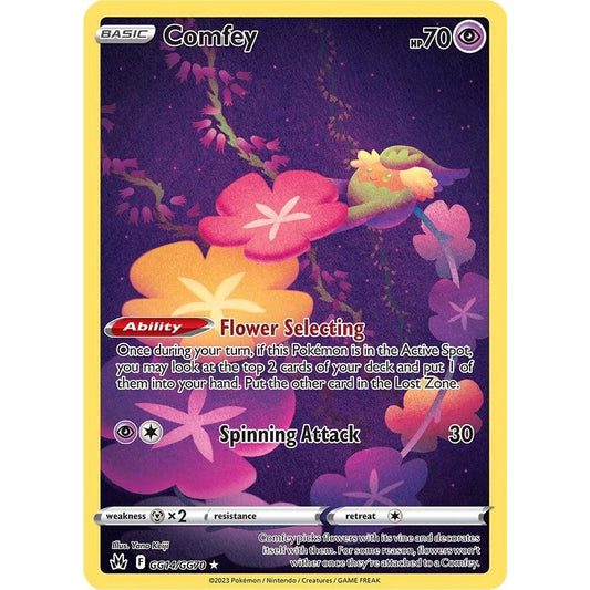 GG_14/70 COMFEY *Crown Zenith: Galarian Gallery* UR English Pokemon TCG_Ultra Rare