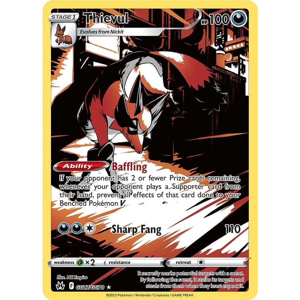 GG_17/70 THIEVUL *Crown Zenith: Galarian Gallery* UR English Pokemon TCG_Ultra Rare