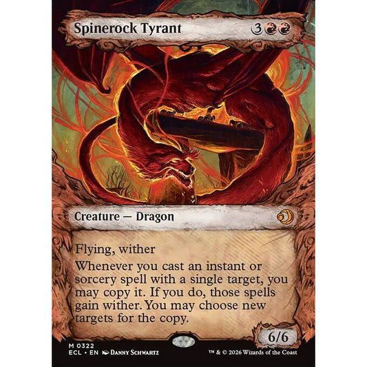 ECL_322 Spinerock Tyrant *Lorwyn Eclipsed Showcase SC* MTG Magic: The Gathering_Mythic