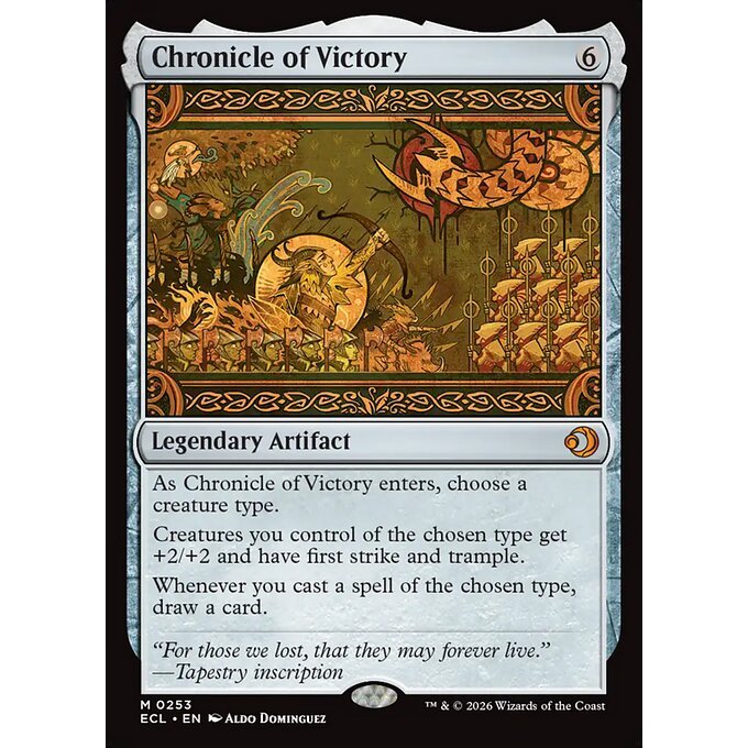 ECL_253 Chronicle of Victory *Lorwyn Eclipsed* MTG Magic: The Gathering_Mythic