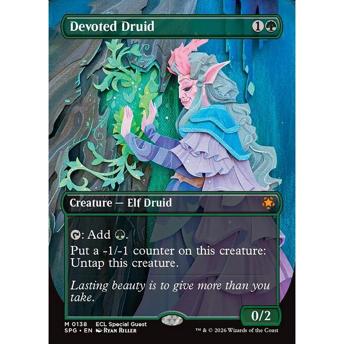 SPG_138 Devoted Druid *Special Guest: Lorwyn Eclipsed* MTG Magic: The Gathering_Mythic