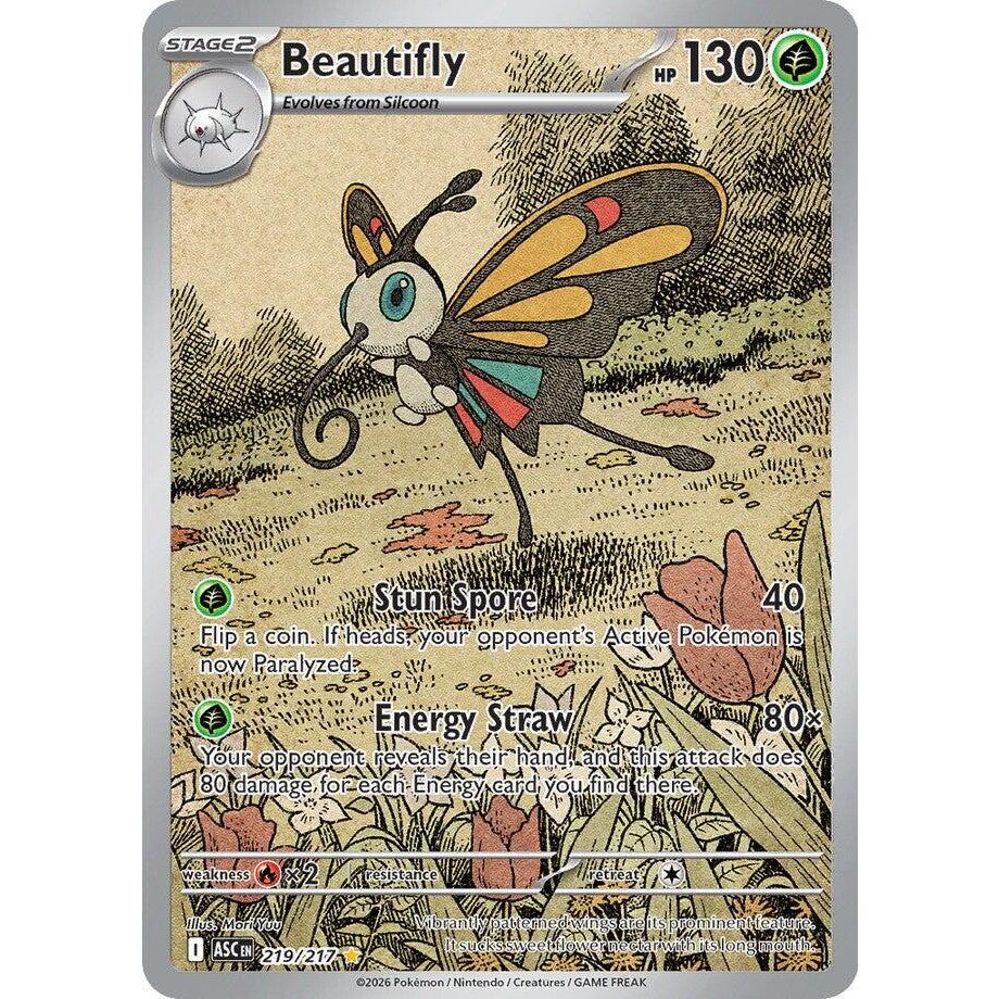 ASC_219/217 BEAUTIFLY *Ascended Heroes* IR English Pokemon TCG_Illustration Rare